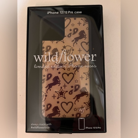 WILDFLOWER IPHONE 12/12 PRO PHONE CASE - Picture 1 of 4